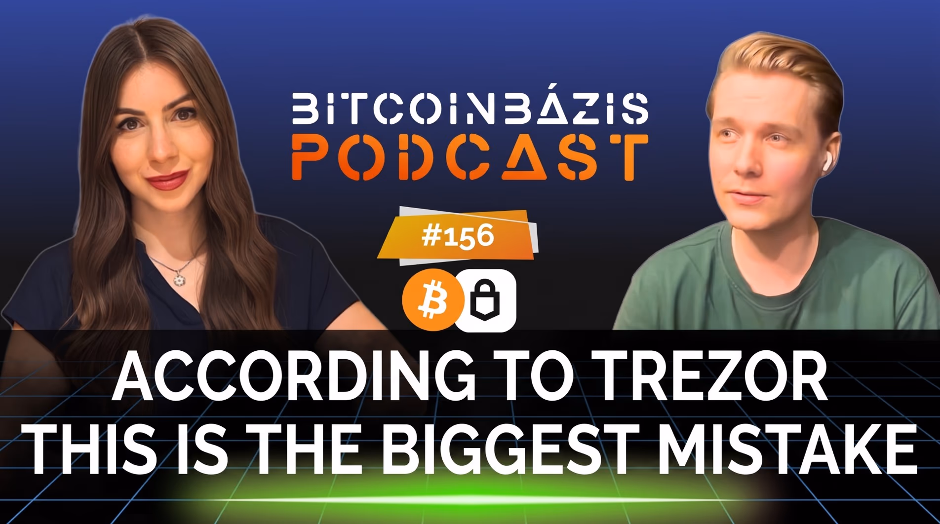 Lauri Hänninen with the host of the BitcoinBázis Podcast, episode 156
